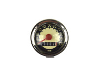 Speedometer kilometer 48mm 100km/h VDO replica cream / black universal