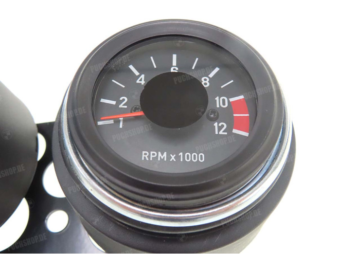 Teller cockpit Puch Monza / M50 compleet met toeren / kilometer teller