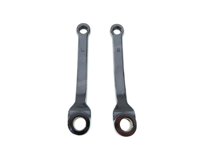 Pedal arm Puch Maxi S / N set chrome A-quality