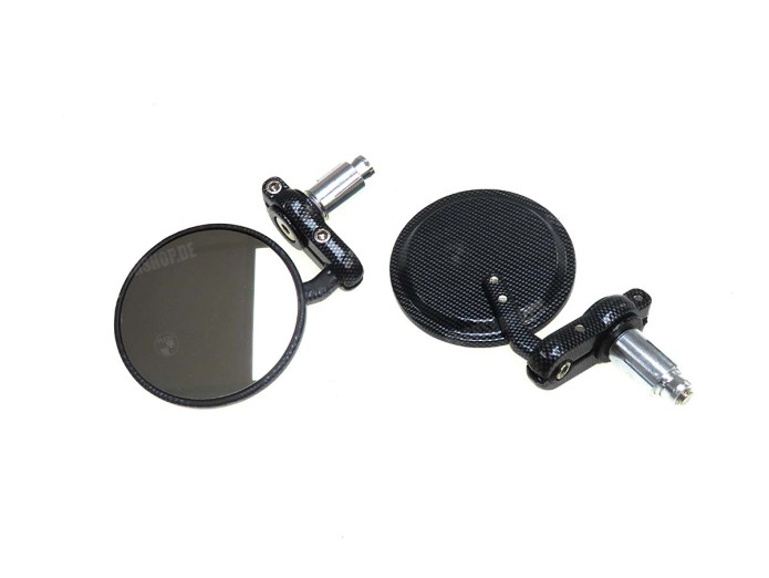 Spiegelsatz bar-end Steckversion Rund Karbon