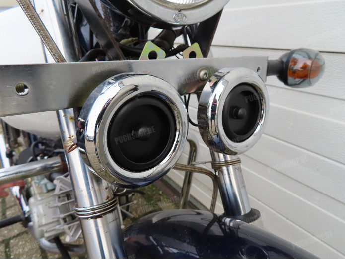 Hupe Chrom Abdeckung Schraubversion 76mm 