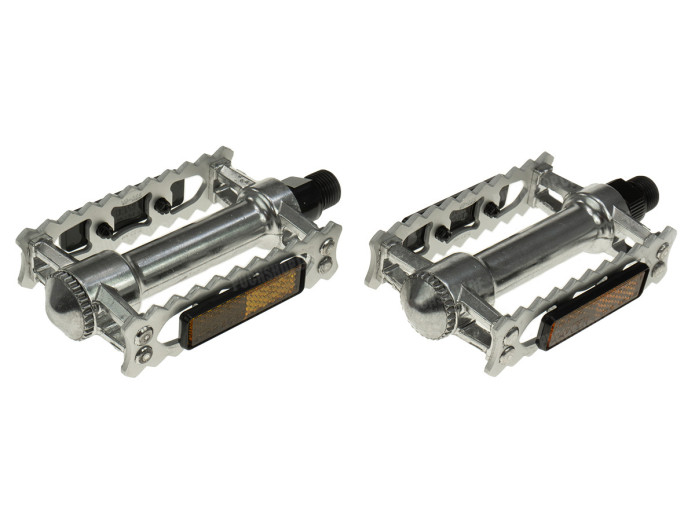 Pedalen VP-Components VP-365 aluminium met reflector