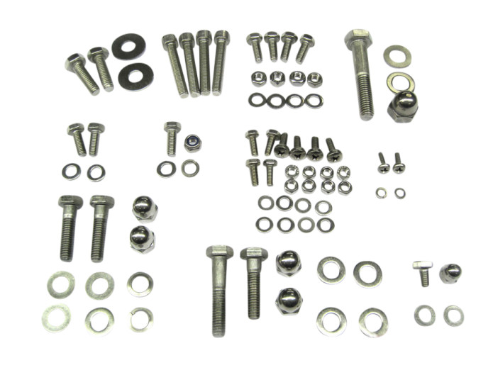 Bolt and nut set Puch Maxi S stainless steel
