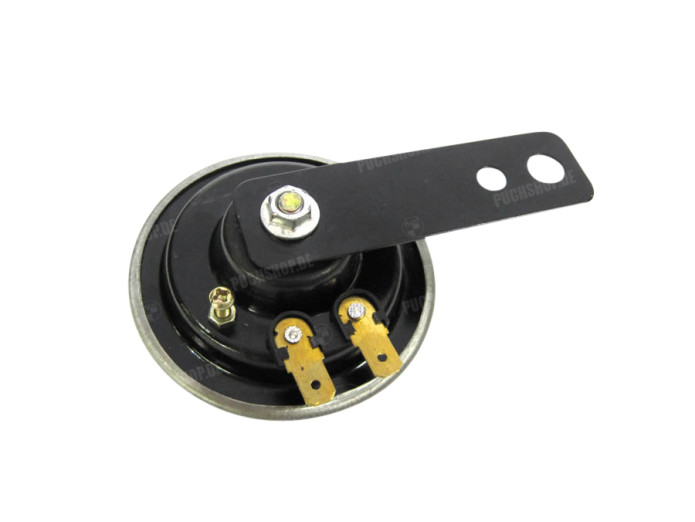 Horn 6V AC 70mm alternate current chrome model with holes