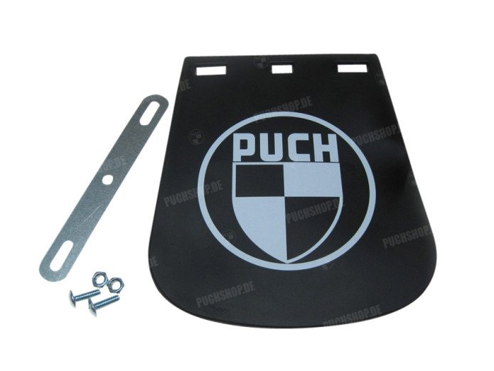 Mudflap universal with Puch logo 14.5x16.5 
