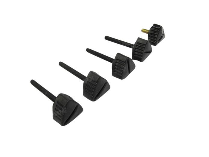 Side cover bolt black Puch Maxi N / K (set of 5-pieces)