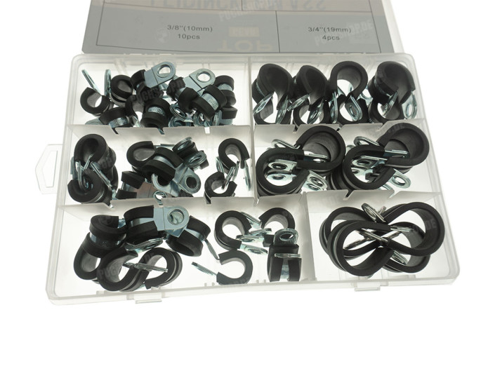 Hose clamp assortment set 52-piece