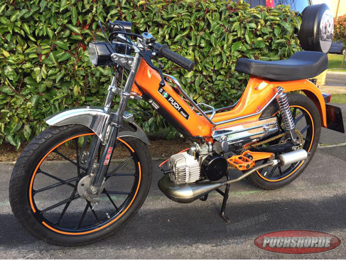 Voorvork Puch Maxi EBR kort 56cm chroom 