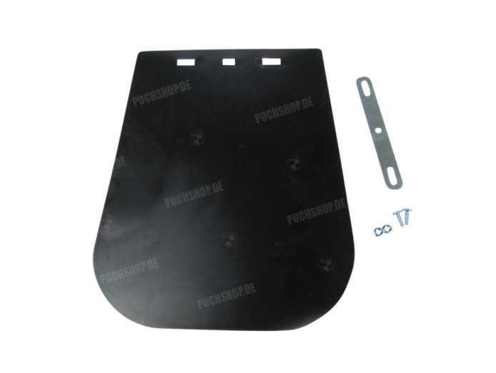 Mudflap universal with black / white checkered 