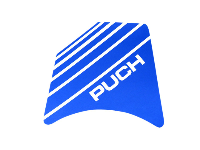 Sticker Puch voorspoiler blauw