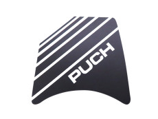 Sticker Puch voorspoiler zwart