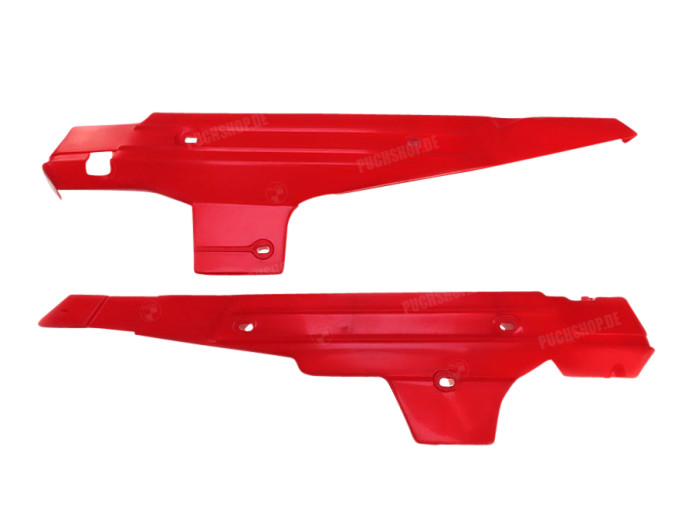 Side cover set Puch Maxi S red
