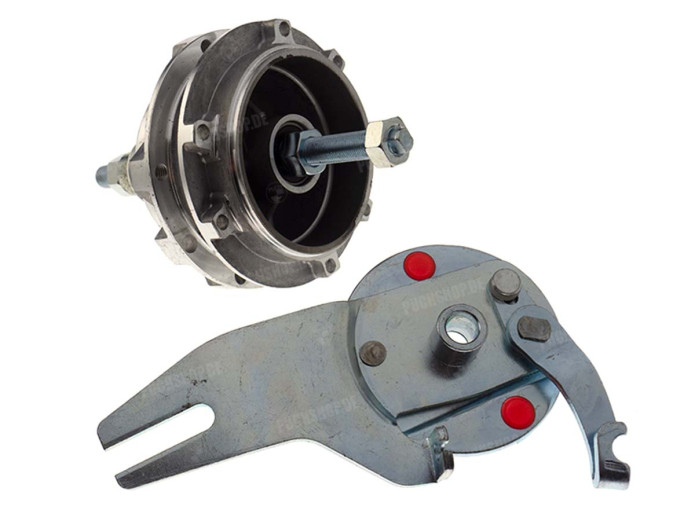Hub Puch Maxi X30 Grimeca 5 star wheel rearbrake anchorplate