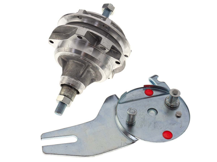 Hub Puch Maxi X30 Grimeca 5 star wheel rearbrake anchorplate
