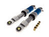 Schokbreker set 280mm sport hydraulisch / lucht licht blauw