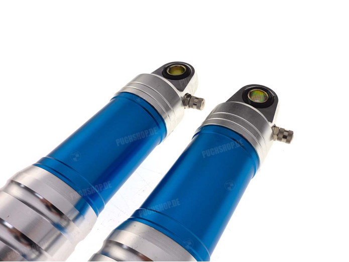 Shock absorber set 280mm sport hydraulic / air light blue