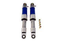 Schokbreker set 280mm sport hydraulisch / lucht donker blauw