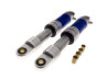 Schokbreker set 280mm sport hydraulisch / lucht donker blauw