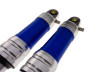 Schokbreker set 280mm sport hydraulisch / lucht donker blauw