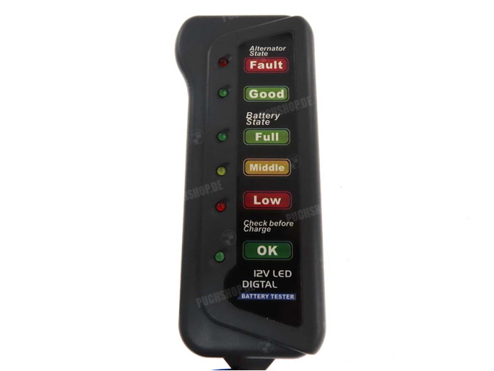 Accutester / alternator tester 12 volt universal
