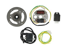 Ontsteking model Bosch rechtsdraaiend 12V 43W elektronisch CDI met vliegwiel en spanningsregelaar NTS