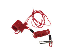 Schakelaar motor killswitch stuur montage luxe rood