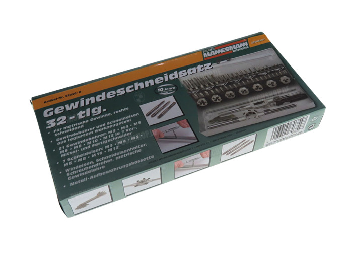 Gewindeschneidsatz 32-teilig Mannesmann A-Qualität