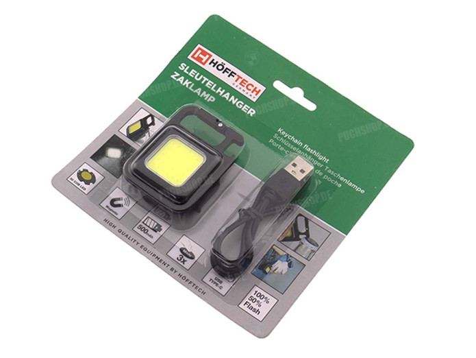 Schlüsselanhänger Taschenlampe LED / USB