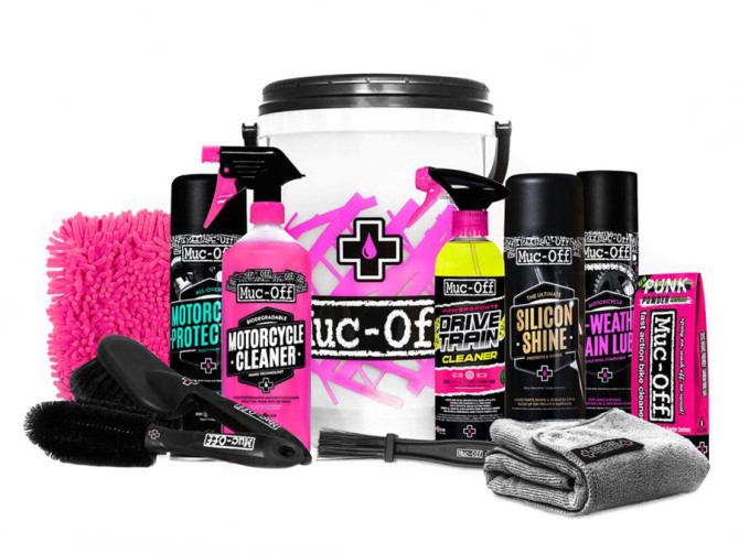 Muc-Off Powersports Dirt Bucket Kit reinigingsset XL