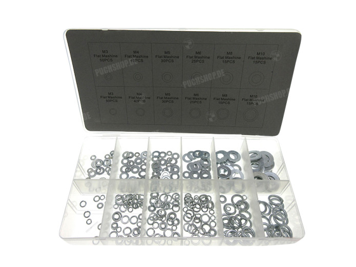 Washer assortment set 350-pieces
