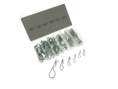 Locking spring assortment 150-pieces