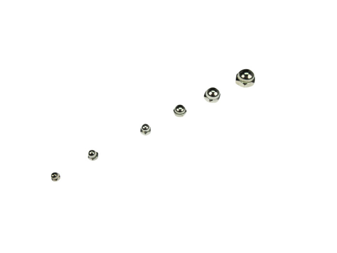 Cap nut assortment set 150-pieces galvanized