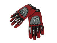 Handschoen MKX cross rood / zwart