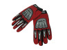 Handschoen MKX cross rood / zwart