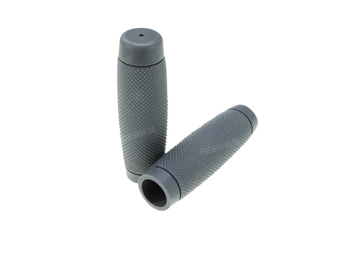 Handle set grey ribbed 24mm / 22mm