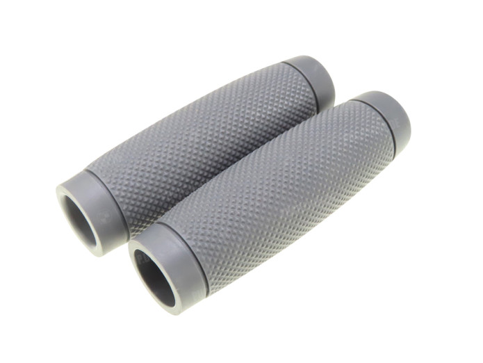 Handle set grey ribbed 24mm / 22mm