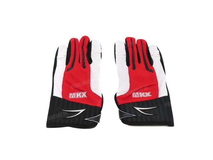 Handschuhe MKX Cross Rot / Weiss (S-XL)