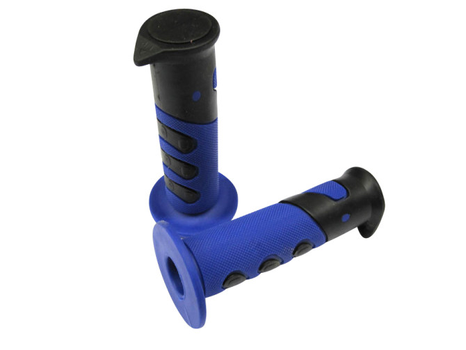 Handvatset Cross 922X zwart / blauw 24mm / 22mm