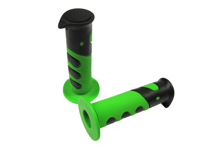 Handvatset Cross 922X zwart / groen 24mm / 22mm