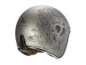 Helm MT Le Mans II SV Skull & Roses mat grijs in maat L