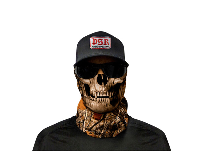 Face shield SA Forrest Camo Skull