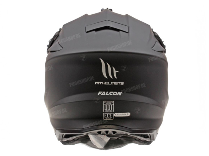 Helm MT Falcon Arya cross mat zwart (S - XXL)