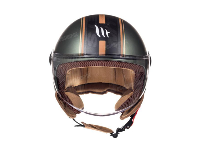 Helm MT Street S Entire Matt Grün / Braun (XS - XL)