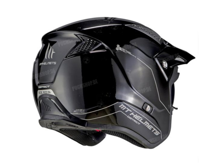 Helmet MT District S SV black (S - XXL)