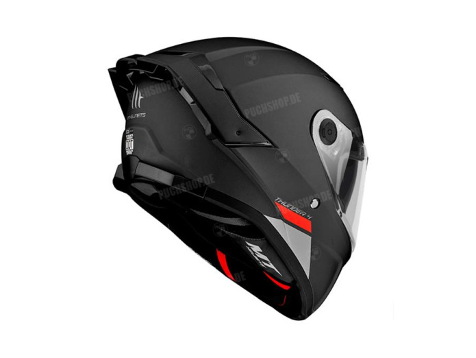 Helm MT Thunder 4 SV Solid mat zwart (S - XXL)