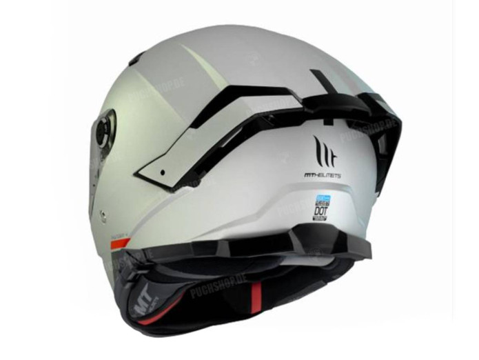 Helm MT Thunder 4 SV Solid wit (S - XXL)