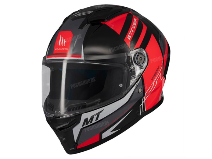 Helm MT Helm Stinger 2 Tron black / red (S - XL)