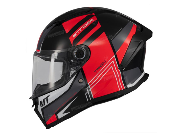 Helm MT Helm Stinger 2 Tron black / red (S - XL)
