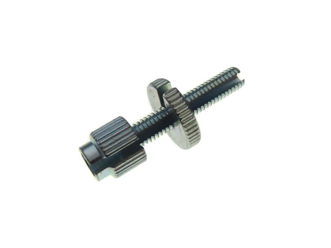 Kabelstelbout M6x42mm met gleuf lang