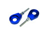 Kettingspanner M6 12mm CNC aluminium blauw (2 stuks)